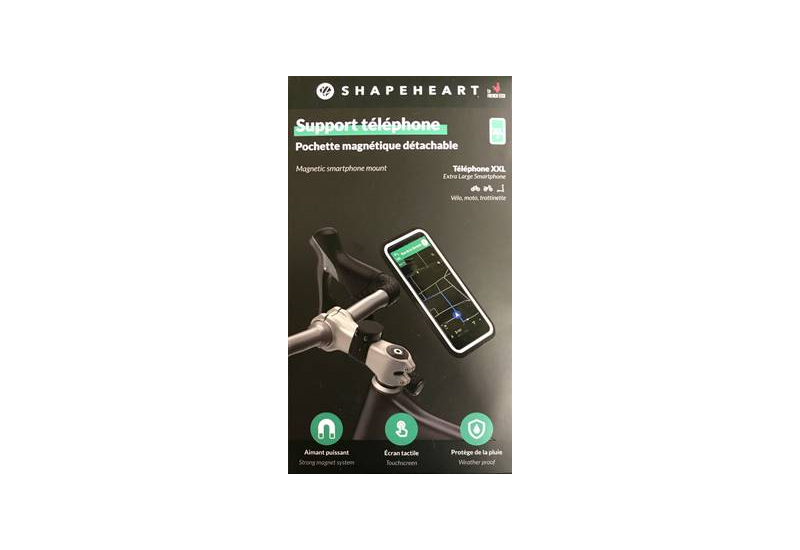 Shapeheart Innovation Française, Support téléphone vélo magnétique